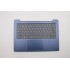 Carcasa superioara cu tastatura palmrest Laptop, Lenovo, IdeaPad 330S-14IKB Type 81F4, 5CB0R07703, AM1DY000100, iluminata, Liquid Blue, layout UK