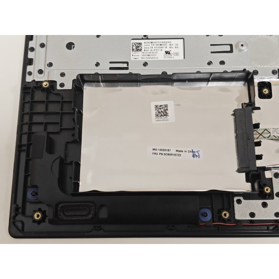 Carcasa superioara cu tastatura palmrest Laptop, Lenovo, IdeaPad 320-15ISK Type 80XH, 5CB0R16723, AP18C000150, AM13R000600, DG521, Iron Grey, layout UK