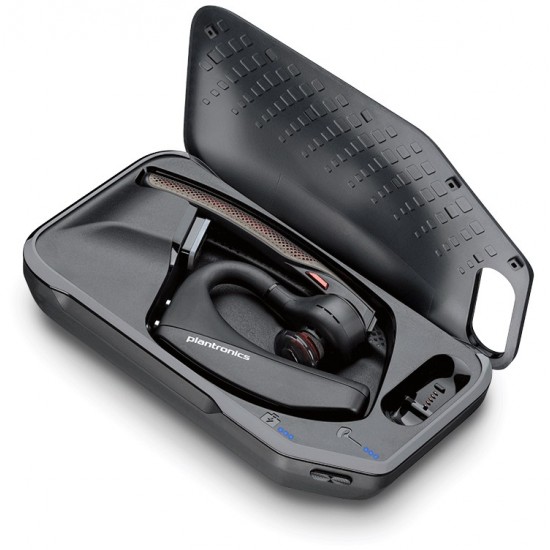 Casca Profesionala Plantronics Voyager 5200 UC – Sistem 4 Microfoane, WindSmart, Bluetooth, Cod 206110-01