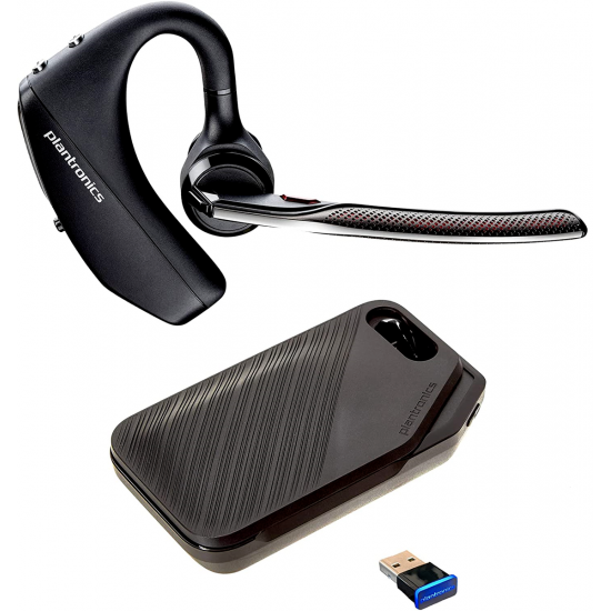 Casca Profesionala Plantronics Voyager 5200 UC – Sistem 4 Microfoane, WindSmart, Bluetooth, Cod 206110-01