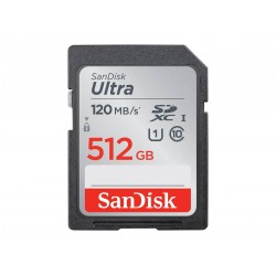 Card de Memorie SanDisk Ultra 512GB SDXC, 120MB/s, Clasa 10, Model SDSDUN4‑512G‑GN6IN