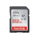 Card de memorie SANDISK Ultra microSDXC, 512GB, 150MB/s, clasa 10/U1/A1, UHS-I, adaptor