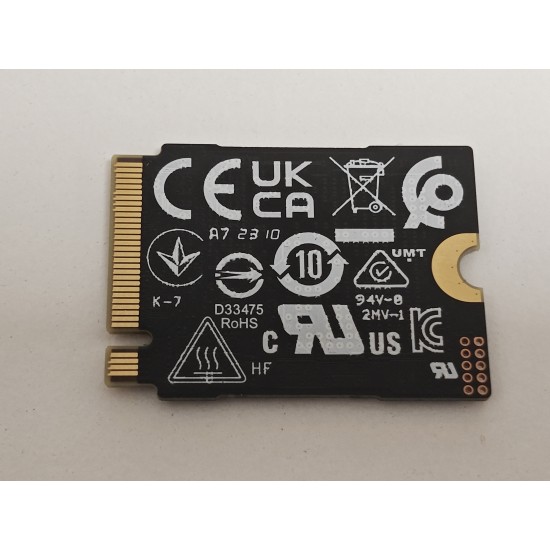 Solid State Drive (SSD) Laptop Samsung, PM9B1, 512GB, PCIe Gen 4 x4, M.2 format 2230, HCR46, 3500MB/S, 2500MB/S