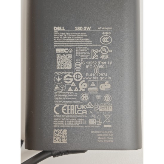Incarcator Laptop Gaming, Dell, Inspiron 15 7559, P57F, P57F002, 0TXR1N, TXR1N, HA180PM210, 19.5V, 9.23A, 180W, mufa 7.4x5.0mm