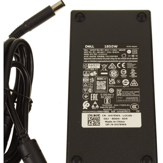 Incarcator Laptop, Precision M4800, P20E, P20E001, 047RW6, 47RW6, LA180PM180, 19.5V, 9.23A, 180W, mufa 7.4x5.0mm
