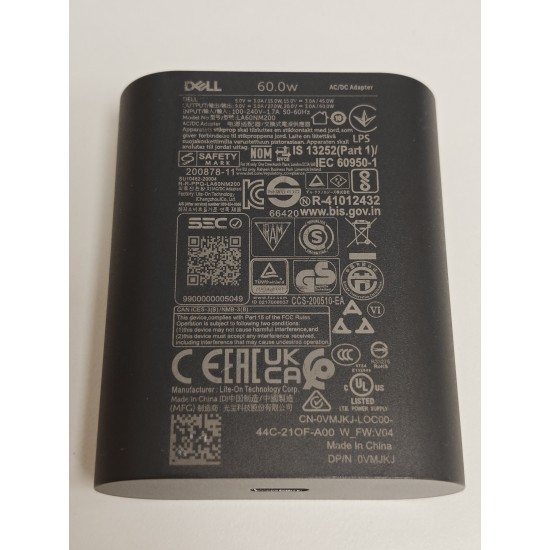 Incarcator Laptop, Dell, VMJKJ, 0VMJKJ, 6FNJG, 06FNJG, HA60NM200, LA60NM200, 20V, 3.0A, 60W, USB-C