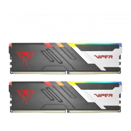 Memorie RAM Patriot Memory Viper Venom 32GB (2x16GB), DDR5, 6000Mhz, PC5-48000U, DIMM, CL30, Dual Kit, PVVR532G600C30K, Intel XPM 3.0, 1.35V, 288-pin, Desktop/PC