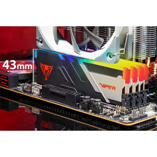 Memorie RAM Patriot Memory Viper Venom 32GB (2x16GB), DDR5, 6000Mhz, PC5-48000U, DIMM, CL30, Dual Kit, PVVR532G600C30K, Intel XPM 3.0, 1.35V, 288-pin, Desktop/PC