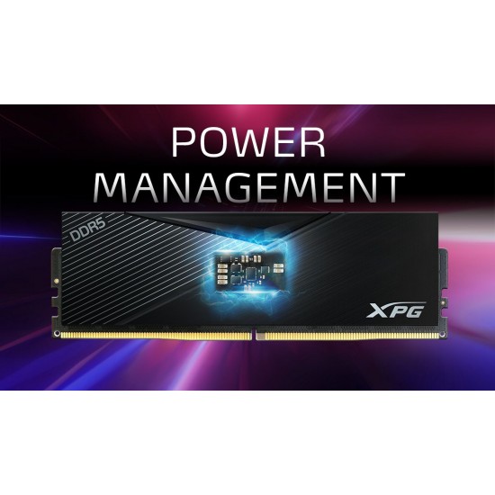 Memorie RAM ADATA XPG Lancer 16GB, DDR5, 5200Mhz, PC5-41600U, DIMM, CL38, AX5U5200C3816G-CLABK, Intel XPM 3.0, 1.25V, 288-pin, Desktop/PC