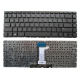 Tastatura Laptop, HP, Pavilion 14-BF, 14-BK, neagra, layout US