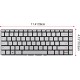 Tastatura Laptop, HP, 14-DF, 14S-DF, 14T-DF, argintie, layout US