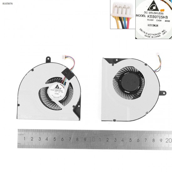 Cooler Laptop, Asus, N56D, N56DP, N56DY, N56J, N56JK, N56JN, N56JR, N56S, N56SL, 13GN9J10T010-1, 13GN9J10T020-1, KSB0705HB-BK35, KSB0705HB-BK99, 5V, 0.40A