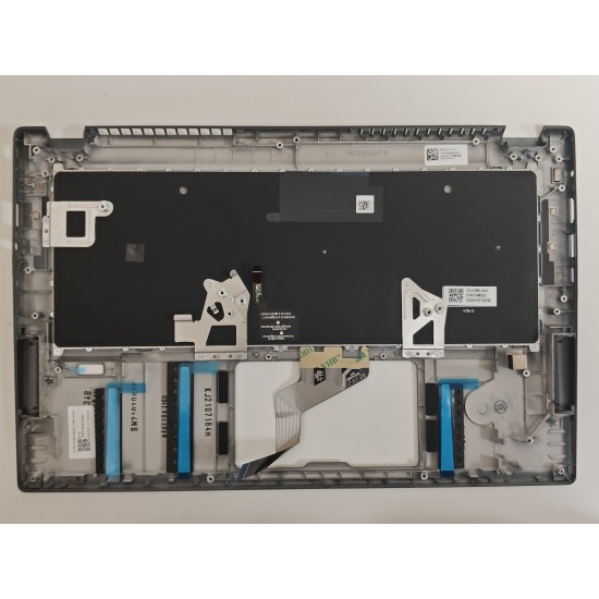 Carcasa superioara cu tastatura palmrest Laptop, Acer, Aspire Swift 5 SF514-55TA, 6B.A6SN8.001, HQ20720976007, HQ31302475000, NC2101111F, iluminata, gri, layout US