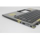 Carcasa superioara cu tastatura palmrest Laptop, Acer, Aspire Swift 5 SF514-55TA, 6B.A6SN8.001, HQ20720976007, HQ31302475000, NC2101111F, iluminata, gri, layout US