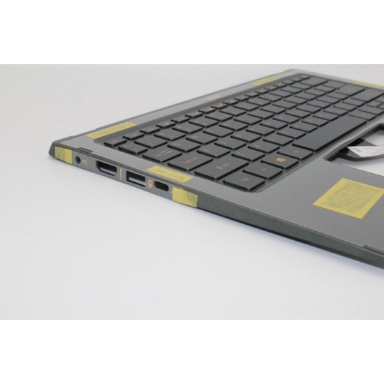 Carcasa superioara cu tastatura palmrest Laptop, Acer, Aspire Swift 5 SF514-55TA, 6B.A6SN8.001, HQ20720976007, HQ31302475000, NC2101111F, iluminata, gri, layout US