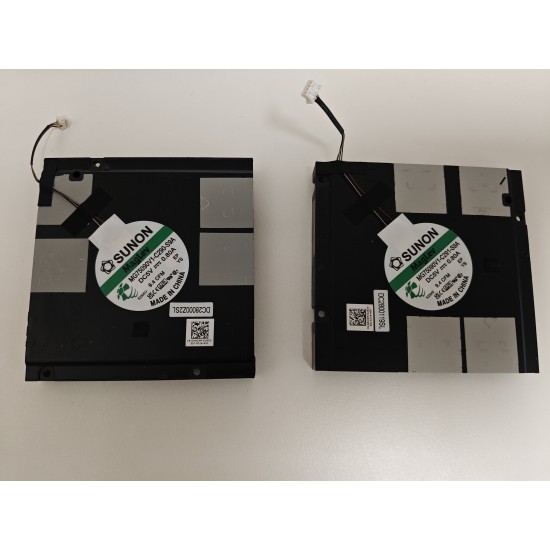 Set coolere Laptop, Dell, Precision 7770, P115F, P115F001, HN24M, 0HN24M, 6VJDM, 06VJDM, MG75090V1-C291-S9A, MG75090V1-C290-S9A, DC2800119SL, DC28000Z2SL, 5V, 0.80A, CPU + GPU