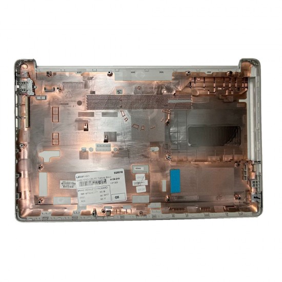 Carcasa inferioara bottom case Laptop, HP, 15Q-DY, L20391-001, AP29M000E00, cu slot cd-rom, argintie