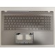 Carcasa superioara cu tastatura palmrest Laptop, Acer, Aspire 5 A515-57, A515-57G, A515-57T, 6B.K3BN2.001, AP3TY000110, AM3TY000200, iluminata, gri, layout US