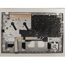 Carcasa superioara cu tastatura palmrest Laptop, Acer, Aspire 5 A515-57, A515-57G, A515-57T, 6B.K3BN2.001, AP3TY000110, AM3TY000200, iluminata, gri, layout US