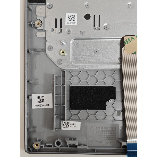 Carcasa superioara cu tastatura palmrest Laptop, Acer, Aspire 5 A515-57, A515-57G, A515-57T, 6B.K3BN2.001, AP3TY000110, AM3TY000200, iluminata, gri, layout US