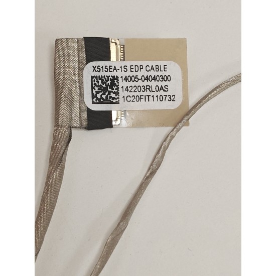 Cablu video LVDS Laptop, Asus, VivoBook 15 F1500E, F1500EA, 14005-04040300, 1422-03RL0AS, X515EA-1S EDP Cable, 30 pinii