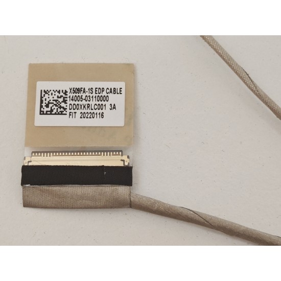 Cablu video LVDS Laptop, Asus, VivoBook 15 M509B, M509BA, M509D, M509DA, M509DJ, M509DL, 14005-03110000, DD0XKRLC001, HQ21310586000, X509FA-1S, 30 pini