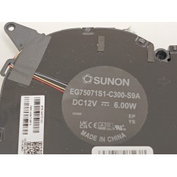 Cooler procesor compatibil Laptop Gaming, HP, N44737-001, ND8CC21-22H17, DC2800166D0, EG75071S1-C300-S9A, DC2800166S0, 12V, 6.00W, CPU