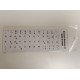 Sticker tastatura alb layout romana (ro) pentru caractere cu diacritice