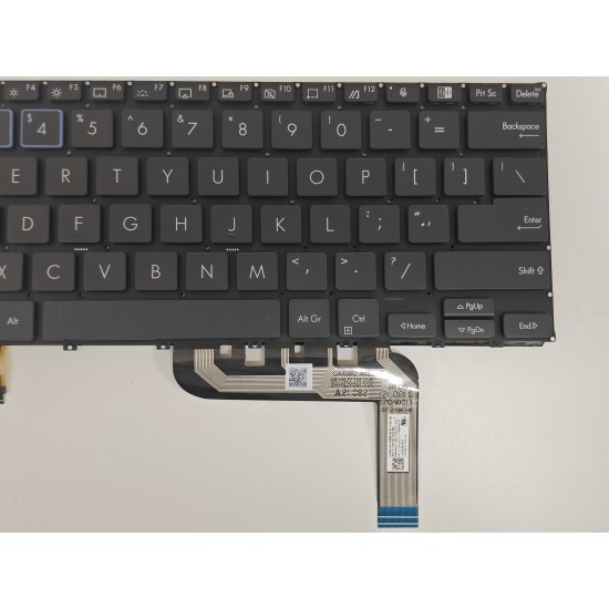 Tastatura Laptop, Asus, ExpertBook B7 Flip B7402F, B7402FBA, B7402FEA, B7402FVA, iluminata, neagra, layout US