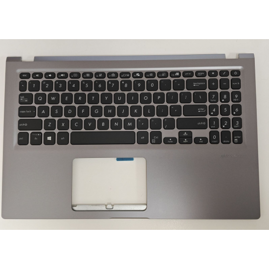 Carcasa superioara palmrest cu tastatura Laptop, Asus, VivoBook 15 A1500E, A1500EA, A1500EP, 90NB0TY1-R33US1, 13N1-CEA0W01, 13NB0SR1P10019-3, X515EA-1G, iluminata, gri, layout US