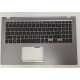 Carcasa superioara palmrest cu tastatura Laptop, Asus, VivoBook 15 A1500E, A1500EA, A1500EP, 90NB0TY1-R33US1, 13N1-CEA0W01, 13NB0SR1P10019-3, X515EA-1G, iluminata, gri, layout US