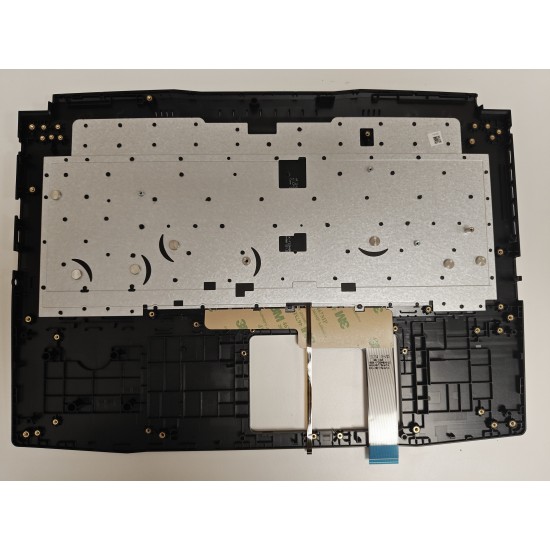 Carcasa superioara cu tastatura palmrest compatibila Laptop Gaming, MSI, Creator M16 A12UD, MS-1584, iluminata, neagra, layout US