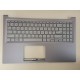 Carcasa superioara cu tastatura palmrest compatibila Laptop, Asus, VivoBook 15 D1502I, D1502IA, D1502Y, D1502YA, D1502Q, D1502QA, 90NB0Y52-R30UI0, 13N1-EDA0202, 13NB0VX2P03012-3, iluminata, albastru argintiu, layout US