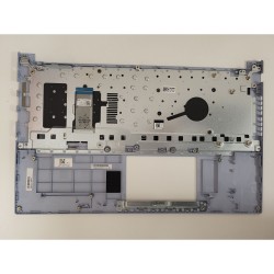 Carcasa superioara cu tastatura palmrest compatibila Laptop, Asus, VivoBook 15 R1502V, R1502VA, R1502Z, R1502ZA, 90NB0Y52-R30UI0, 90NB0Y52-R30US0, 13N1-EDA0202, 13NB0VX2P03012-3, iluminata, albastru argintiu, layout US
