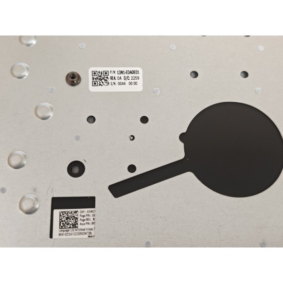 Carcasa superioara cu tastatura palmrest compatibila Laptop, Asus, VivoBook 15 D1502I, D1502IA, D1502Y, D1502YA, D1502Q, D1502QA, 90NB0Y52-R30UI0, 13N1-EDA0202, 13NB0VX2P03012-3, iluminata, albastru argintiu, layout US
