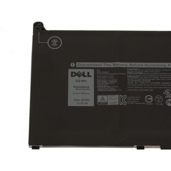 Baterie Laptop, Dell, Latitude 5300, P97G, P97G001, 0G74G, 11.4V, 3500mAh, 42Wh