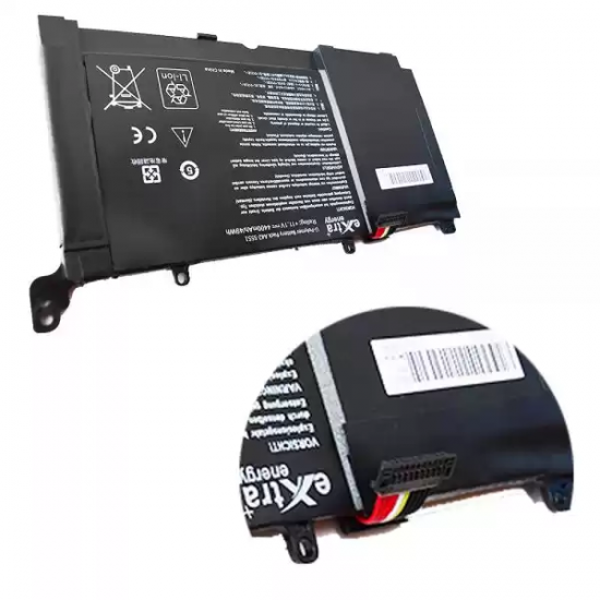 Baterie compatibila Laptop, Asus, V551L, V551LA, V551LB, V551LN, 0B200-00450100, 0B200-00450400, A42-S551, 11,1V, 4400mAh, 49Wh