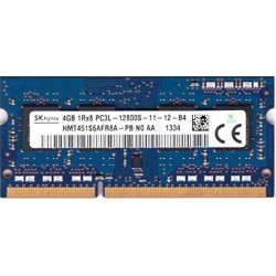 Memorie ram Laptop SK Hynix 4GB, DDR3L, 1Rx8, 1600Mhz, PC3L-12800S, HMT451S6AFR8A, CL11, Non-ECC, sodimm, 204 pini, sh