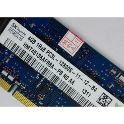 Memorie ram Laptop SK Hynix 4GB, DDR3L, 1Rx8, 1600Mhz, PC3L-12800S, HMT451S6AFR8A, CL11, Non-ECC, sodimm, 204 pini, sh