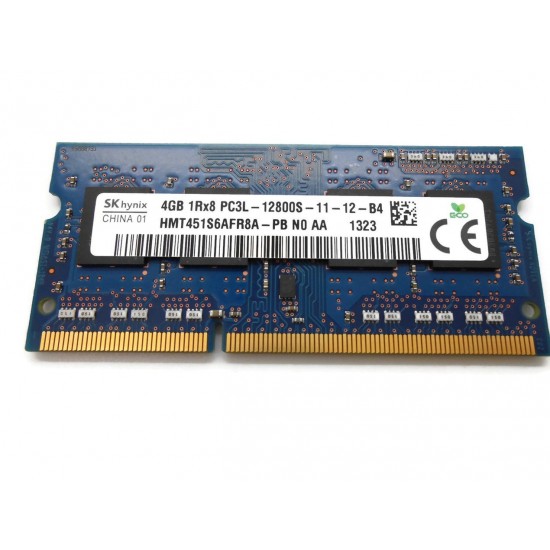 Memorie ram Laptop SK Hynix 4GB, DDR3L, 1Rx8, 1600Mhz, PC3L-12800S, HMT451S6AFR8A, CL11, Non-ECC, sodimm, 204 pini, sh