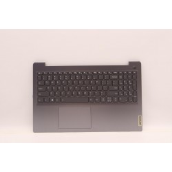 Carcasa superioara cu tastatura palmrest Laptop, Lenovo, IdeaPad 3 15ABA7 Type 82RN, 82T8, 5CB1H77922, AP2JD000300, EC2JD000210, AM2JD000310, JS578, iluminata, Artic Grey, layout US