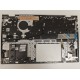 Carcasa superioara cu tastatura palmrest Laptop, Dell, Inspiron 15 5505, P102F, P102F004, 6XCC3, 06XCC3, 442.0KU05.0002-1, iluminata, argintie, layout US