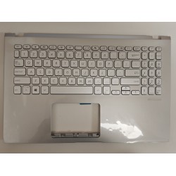 Carcasa superioara cu tastatura palmrest Laptop, Asus, VivoBook 15 X509U, X509UA, X509UB, X509UJ, 90NB0MZ1-R36US2, 13NB0MZ1P04016-3, 39XKRTAJN30, 13NB0MZ0M06X11, X509FA-1S, argintie, layout US