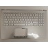 Carcasa superioara cu tastatura palmrest Laptop, Asus, VivoBook 15 X509J, X509JA, X509JB, X509JP, 90NB0MZ1-R36US2, 13NB0MZ1P04016-3, 39XKRTAJN30, 13NB0MZ0M06X11, X509FA-1S, argintie, layout US