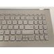 Carcasa superioara cu tastatura palmrest Laptop, Asus, VivoBook 15 X509F, X509FA, X509FAC, X509FB, X509FJ, X509FL, 90NB0MZ1-R36US2, 13NB0MZ1P04016-3, 39XKRTAJN30, 13NB0MZ0M06X11, X509FA-1S, argintie, layout US