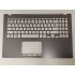 Carcasa superioara cu tastatura palmrest Laptop, Asus, VivoBook 15 S509D, S509DA, S509F, S509FA, S509J, S509JA, S509JB, S509U, S509UA, 90NB0P22-R33US0, 13NB0MZ2P02017-3, 13NB0MZ0M05X11, 13N1-AHA0D11, X509DJ-1G, iluminata, gri, layout US