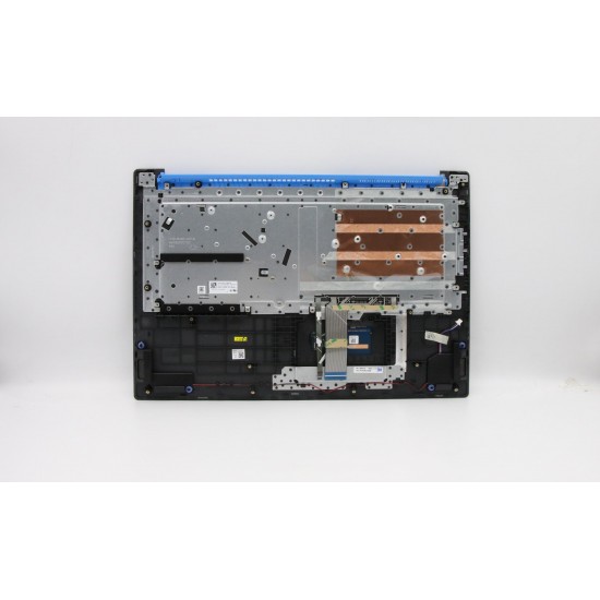 Carcasa superioara cu tastatura palmrest Laptop Gaming, Lenovo, IdeaPad L340-17IRH Type 81LL, 5CB0U42836, AP1B5000100, AM1B5000100, FG540, iluminata, gri inchis, layout US