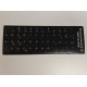 Sticker tastatura negru layout romana (ro) pentru caractere cu diacritice