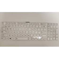 Tastatura Laptop, Toshiba, Satellite U55-A, alba, layout US