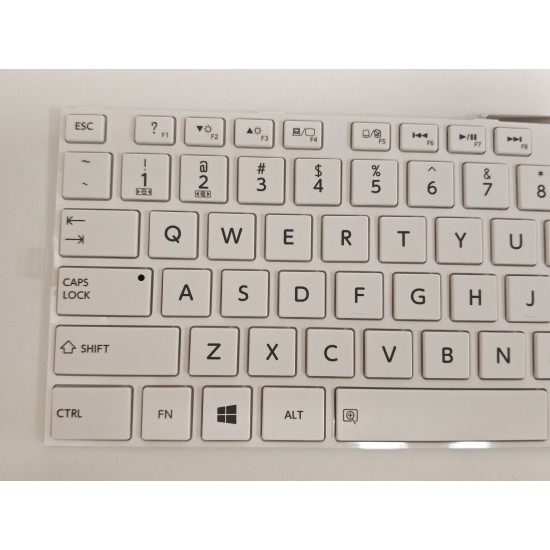 Tastatura Laptop, Toshiba, Satellite U55-A, alba, layout US